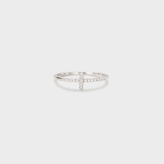 Cross .925 Sterling Silver Ring
