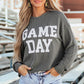 GAME DAY Textured Long Sleeve Top