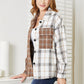 Brown Plaid Colorblock Flannel