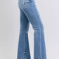 Judy Blue Raw Hem Bootcut Jeans