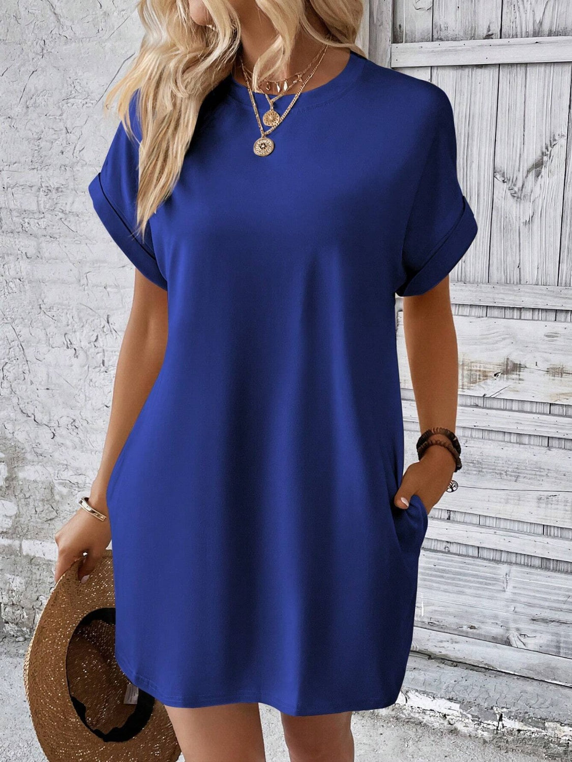 Tshirt Dress with Pockets
