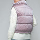 Faux Fur Lining Quilted Vest