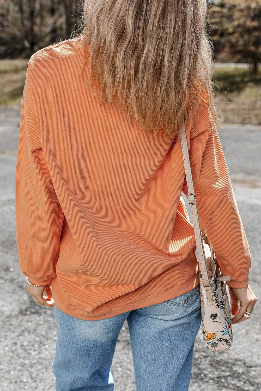 Pumpkin and Ghosts Halloween Long Sleeve Top
