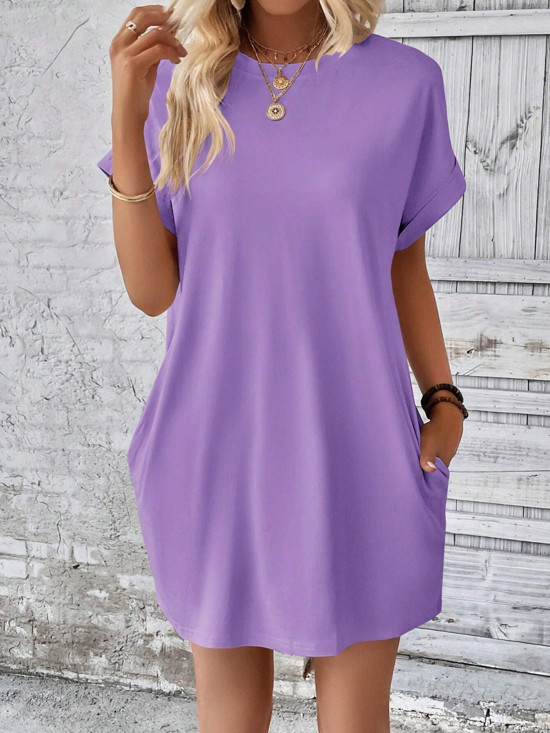 Tshirt Dress with Pockets