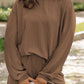 Textured Lounge Top and Shorts Set