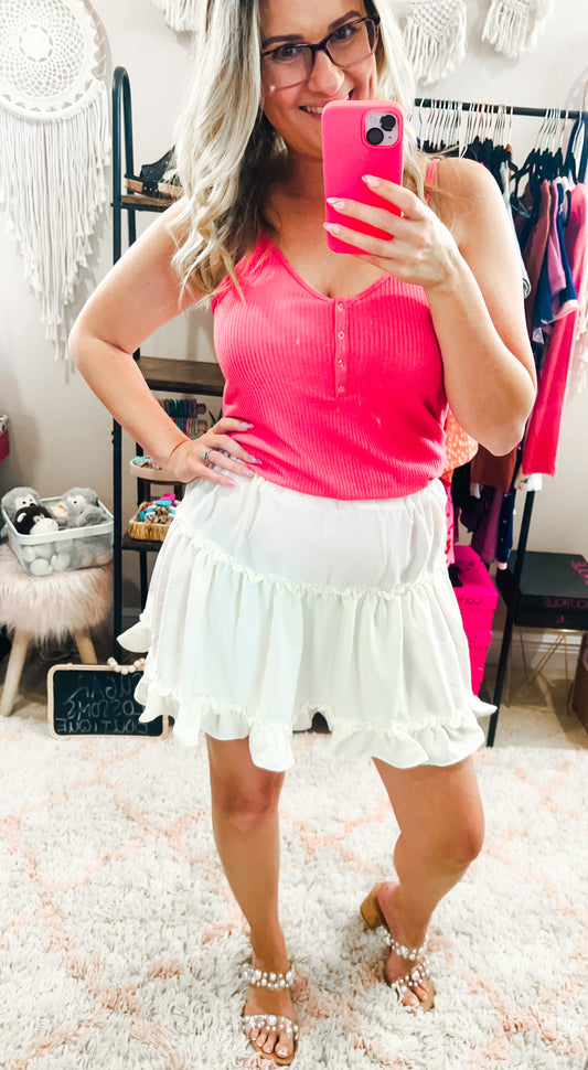 Ruffle Tiered Skirt