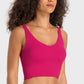 *APP EXCLUSIVE* Deep Vneck Crop Sports Bra