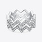 *APP EXCLUSIVE* Moissanite Zigzag Stacking Rings