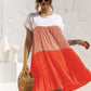 *APP EXCLUSIVE* Colorblock Tiered Babydoll Dress