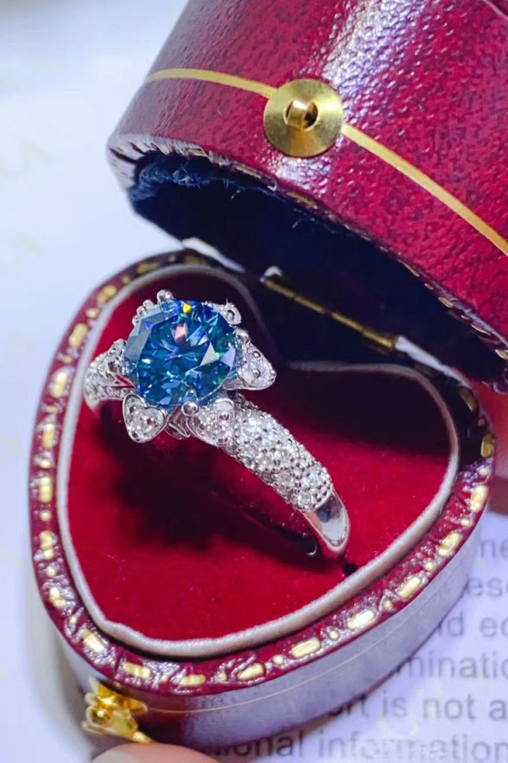 *APP EXCLUSIVE* 1 Carat Moissanite 925 Sterling Silver Ring