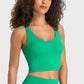 *APP EXCLUSIVE* Deep Vneck Crop Sports Bra