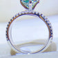 *APP EXCLUSIVE* 1 Carat Moissanite Contrast 925 Sterling Silver Ring