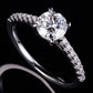 *APP EXCLUSIVE* 1 Carat Moissanite 925 Sterling Silver Side Stone Ring