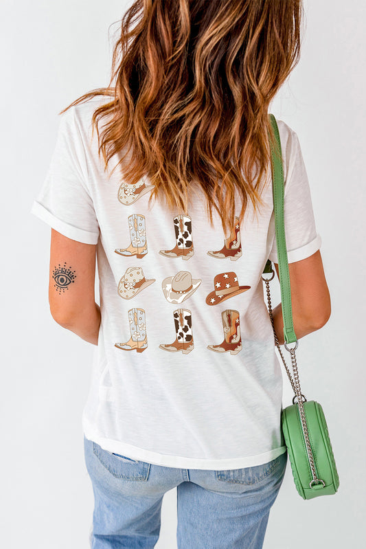 *APP EXCLUSIVE* Let's Go Girls Cowboy Theme T-Shirt