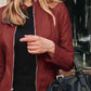 *APP EXCLUSIVE* Mock Neck Zip Up Jacket