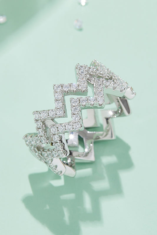 *APP EXCLUSIVE* Moissanite Zigzag Stacking Rings