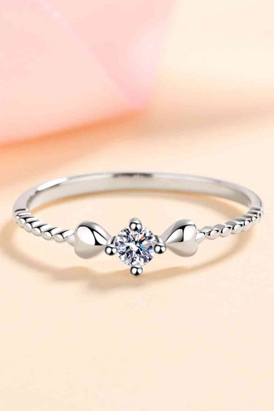 *APP EXCLUSIVE* Moissanite Heart 925 Sterling Silver Ring