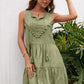 *APP EXCLUSIVE* Tassel Tie Lace Trim Sleeveless Dress