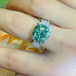 *APP EXCLUSIVE* 5 Carat  Moissanite 4-Prong Wide Band Ring