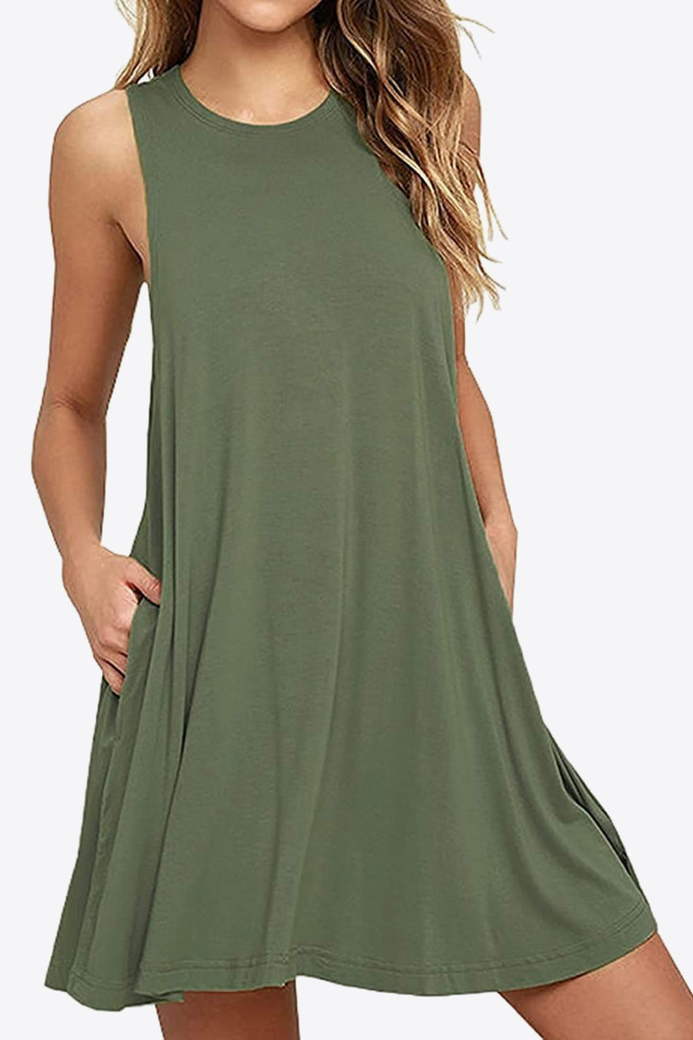 *APP EXCLUSIVE* Sleeveless Dress with Pockets
