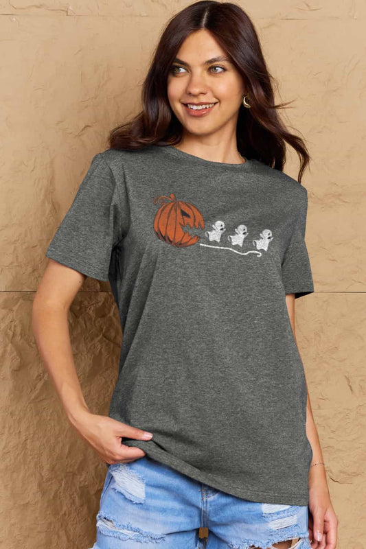 *APP EXCLUSIVE* Jack-O'-Lantern Graphic Cotton T-Shirt