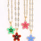 *APP EXCLUSIVE* Flower Stainless Steel Necklace