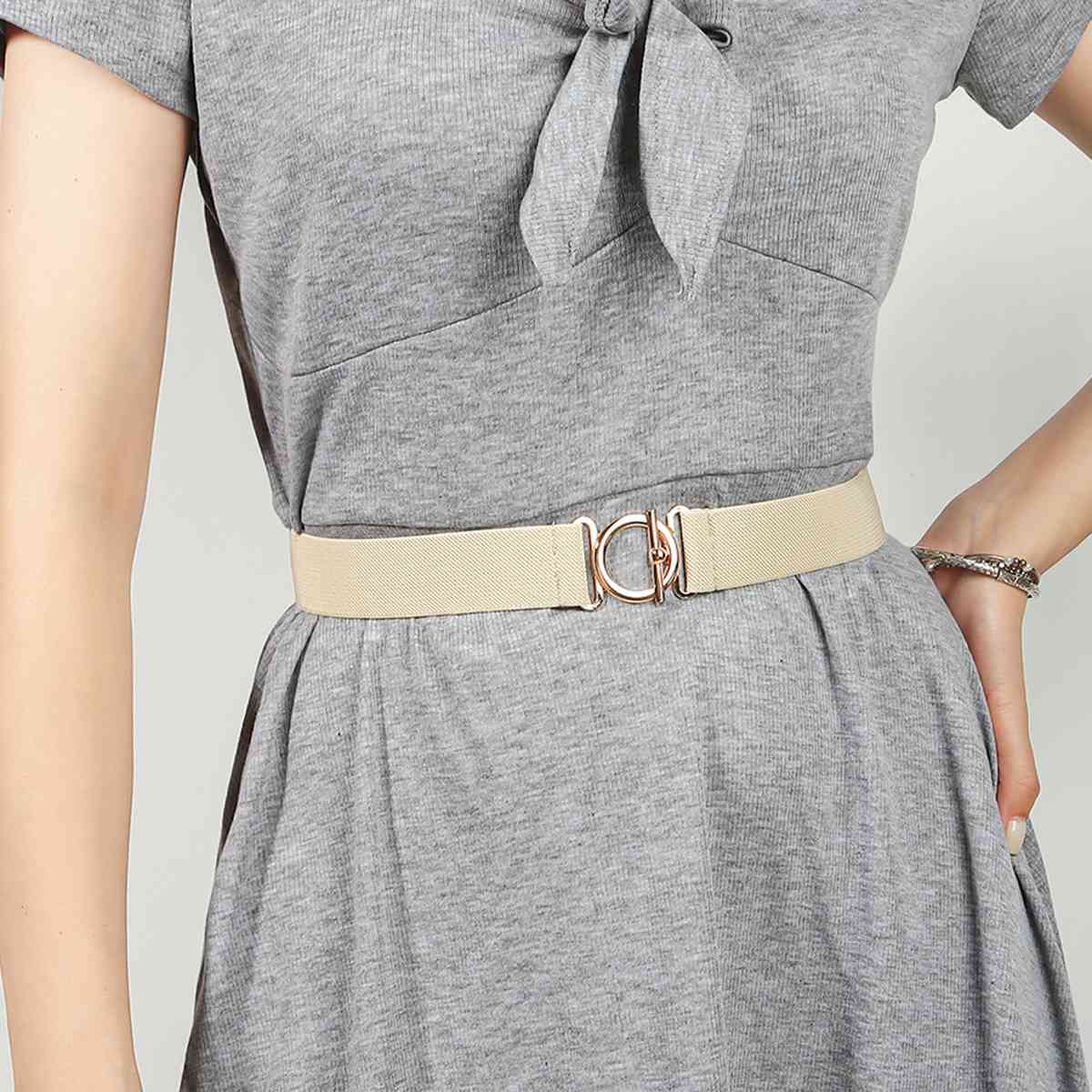 *APP EXCLUSIVE*  Toggle Clasp Elastic Belt
