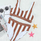*APP EXCLUSIVE* Striped Tank High Waist Bikini