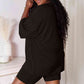 *APP EXCLUSIVE*x Soft Rayon Three-Quarter Sleeve Top and Shorts Set