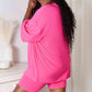 *APP EXCLUSIVE*x Soft Rayon Three-Quarter Sleeve Top and Shorts Set