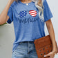 *APP EXCLUSIVE* US Flag Glasses Graphic Tee
