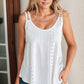 *APP EXCLUSIVE* Eyelet Scoop Neck Cami
