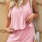 *APP EXCLUSIVE* Ribbed Adjustable Spaghetti Strap Romper