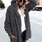 *APP EXCLUSIVE* Teddy Hooded Jacket with Pockets