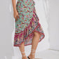 *APP EXCLUSIVE* Wrap Flounce Hem Midi Skirt