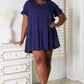 *APP EXCLUSIVE* Vneck Flounce Sleeve Tiered Dress