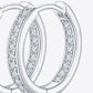 *APP EXCLUSIVE* Moissanite 925 Sterling Silver Huggie Earrings