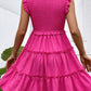 *APP EXCLUSIVE* Smocked Frill Trim Deep V Dress