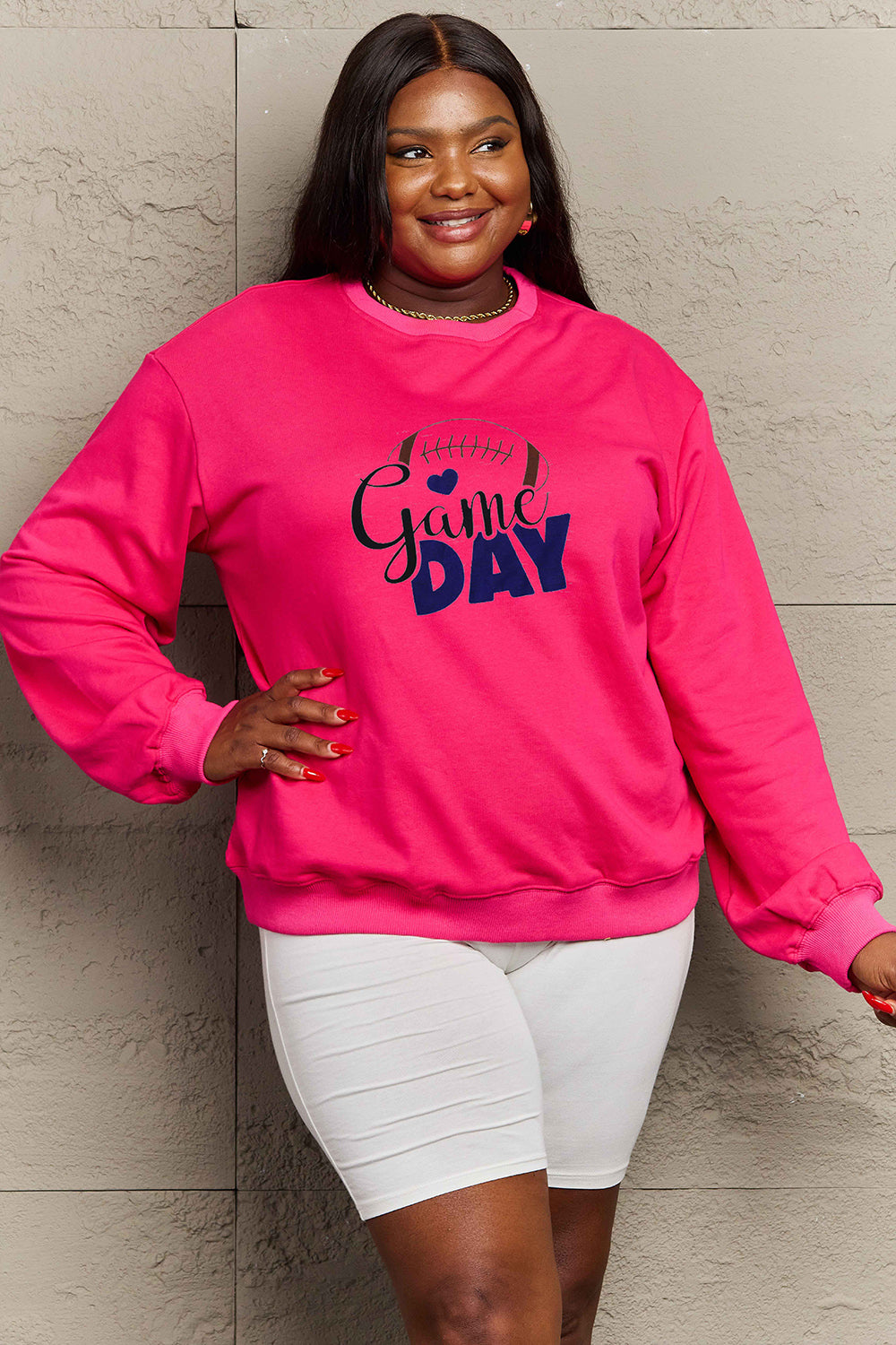 *APP EXCLUSIVE* Gameday Football Graphic Sweatshirt