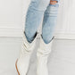 *APP EXCLUSIVE* Better in Texas Scrunch Cowboy Boots in White