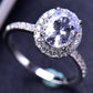 *APP EXCLUSIVE* 2 Carat Moissanite Platinum-Plated Ring