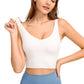 *APP EXCLUSIVE* Deep Vneck Crop Sports Bra