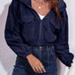 *APP EXCLUSIVE*  Drawstring Hooded Zip Up Jacket with Pockets