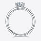 *APP EXCLUSIVE* 1 Carat Moissanite 925 Sterling Silver Solitaire Ring