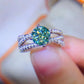 *APP EXCLUSIVE* 1 Carat Moissanite Contrast 925 Sterling Silver Ring