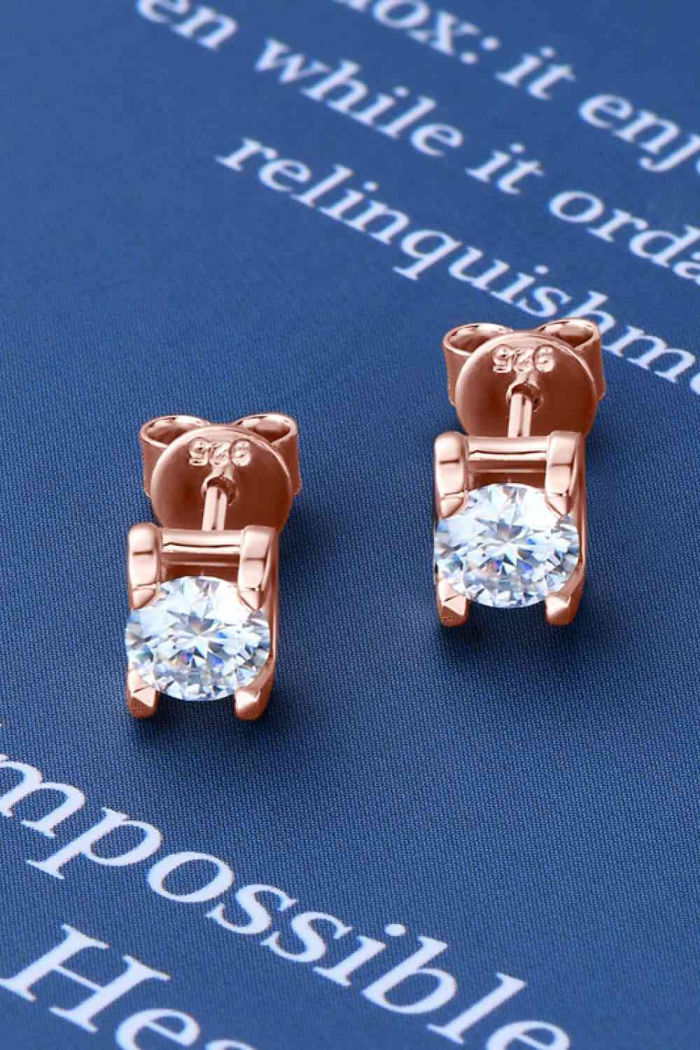 *APP EXCLUSIVE*  Moissanite 925 Sterling Silver Stud Earrings