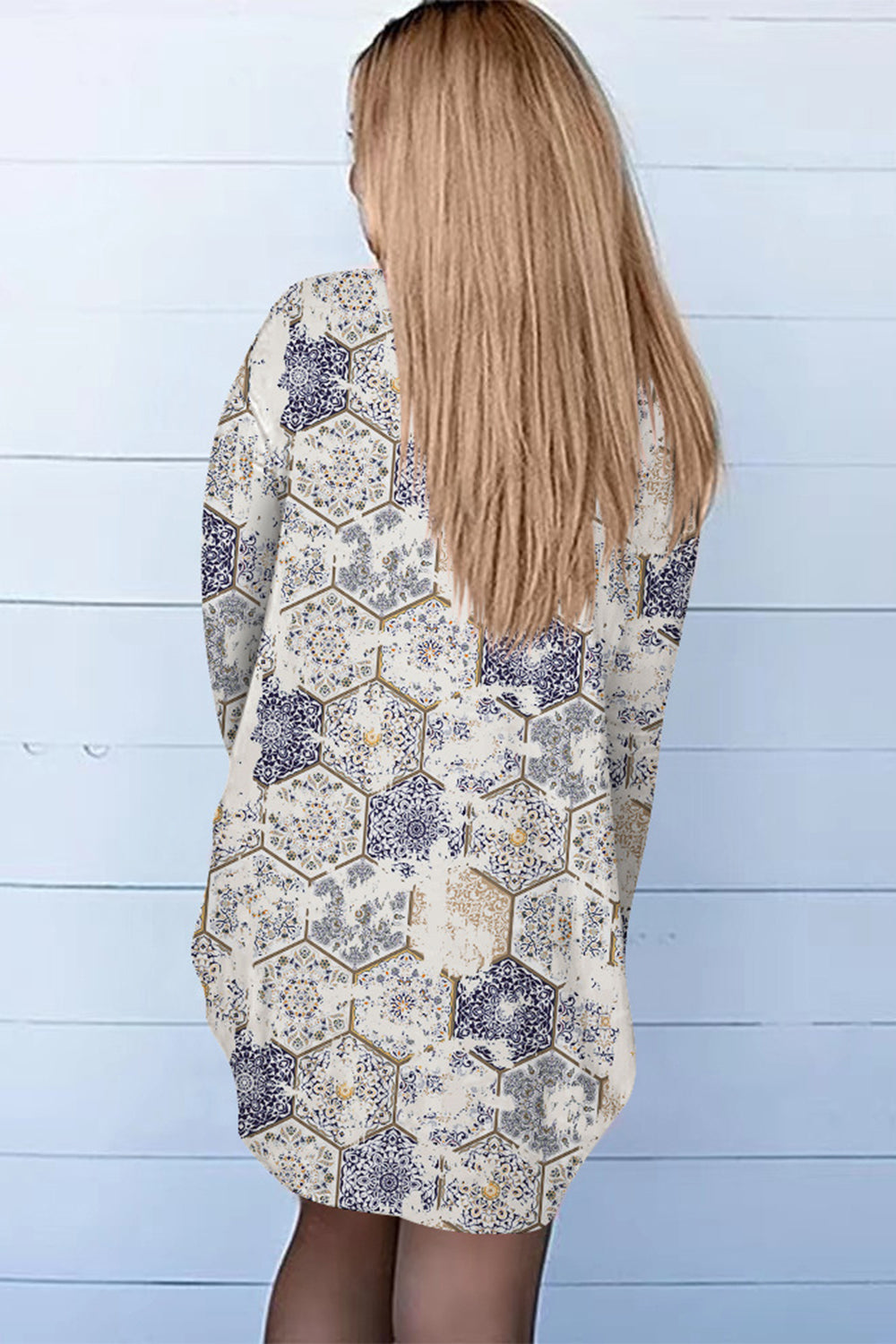 *APP EXCLUSIVE* Printed Long Sleeve Cardigan