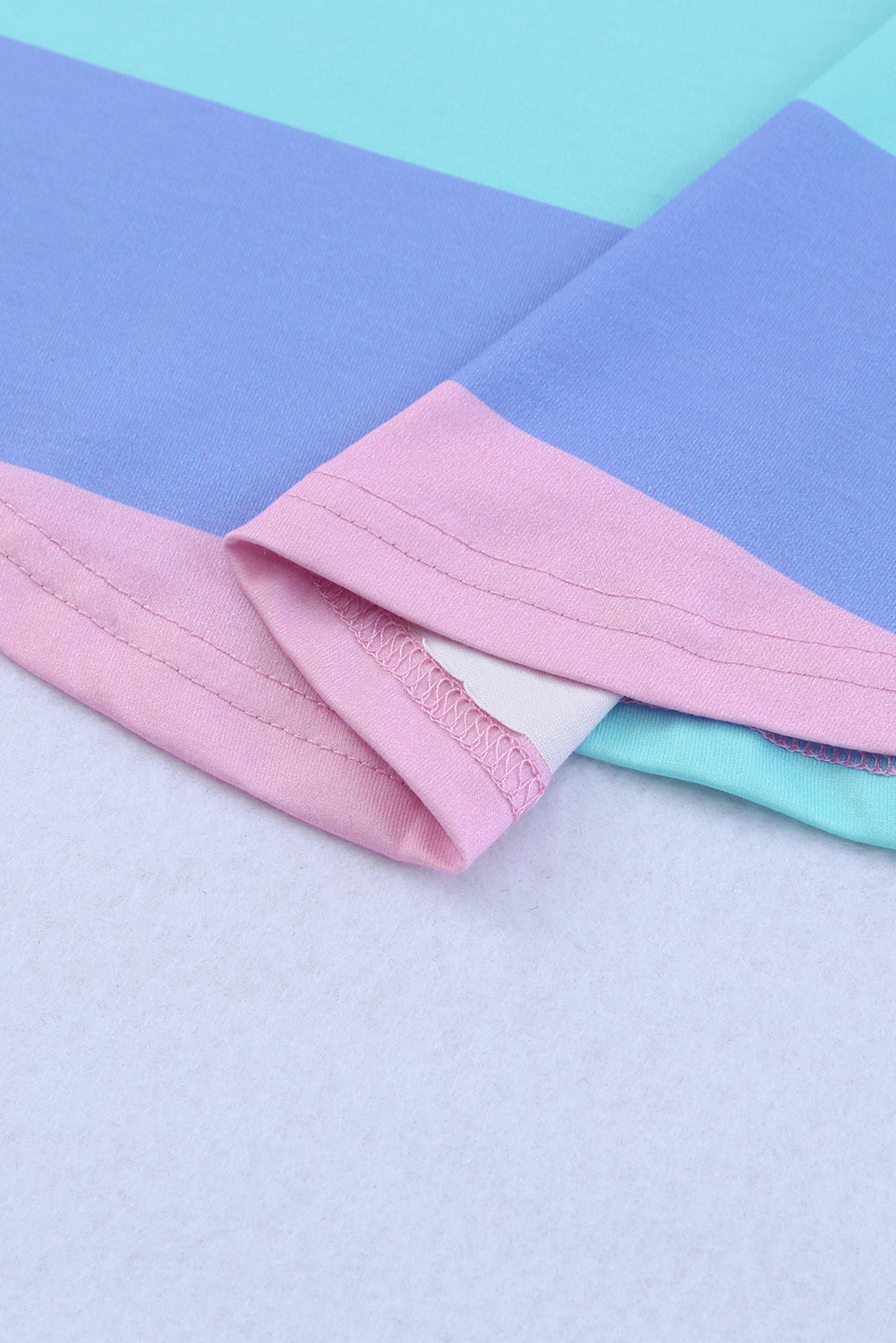 *APP EXCLUSIVE* Pastel Striped Curved Hem Tank