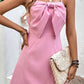 Bow Detail Spaghetti Strap Dress