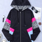 *App Exclusive* Leopard Zip-Up Windbreaker Jacket